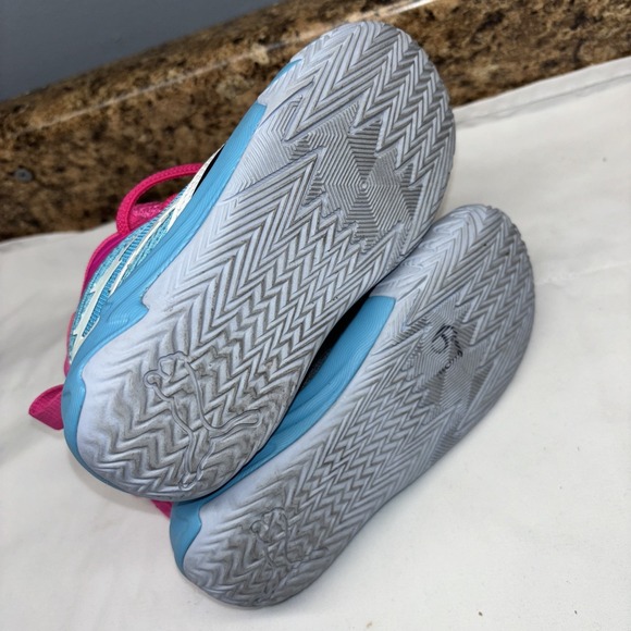 PUMA Scoot Zeros Northern Lights Basketball‎ Shoes 8C Bright Aqua 309966-02 - Picture 7 of 7